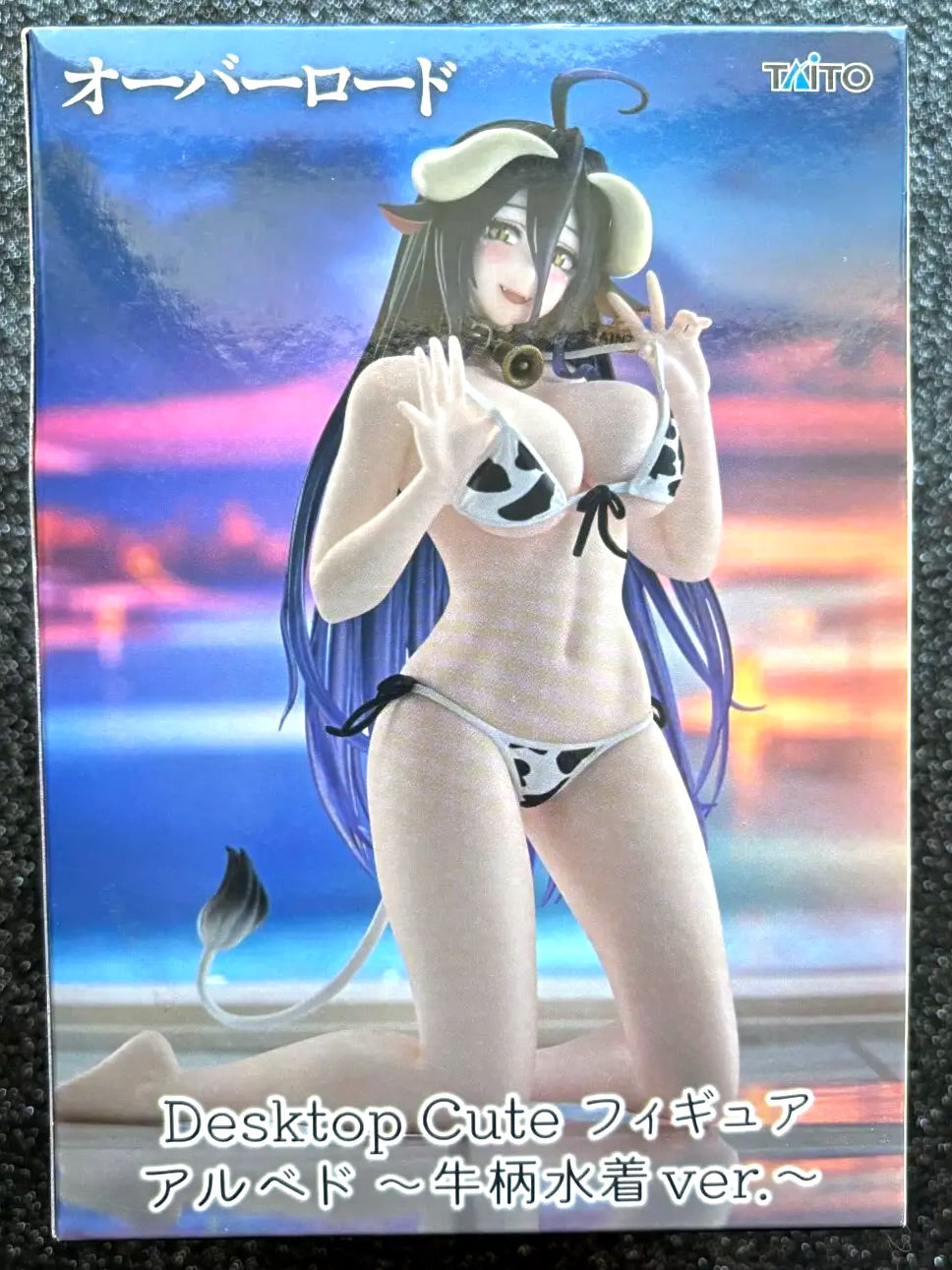Albedo Desktop Cute (Cow-Print Swimsuit Ver.) Overlord Figure Taito