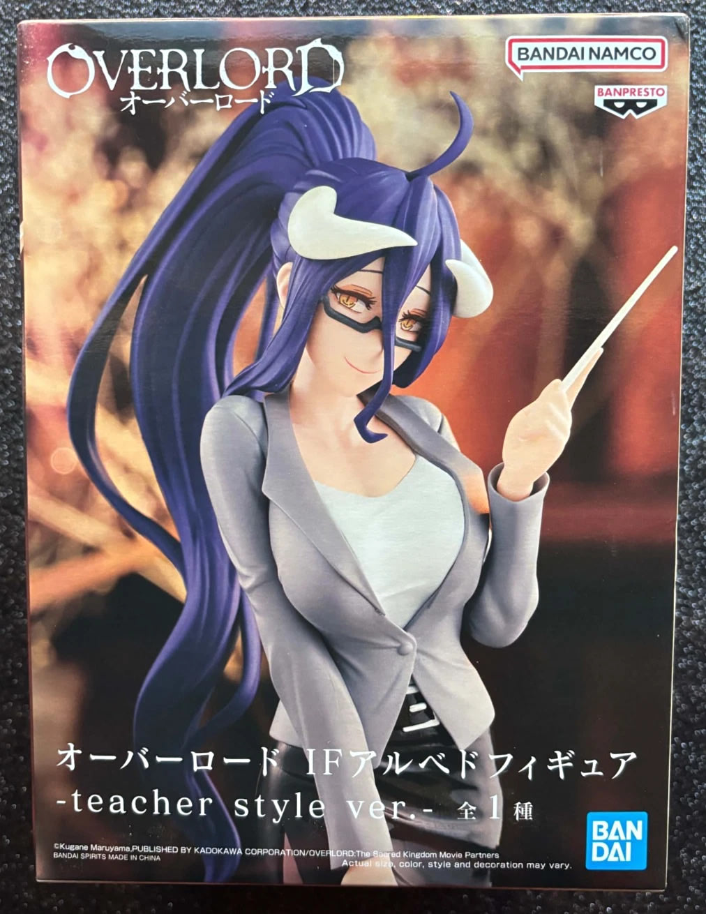 Albedo (Teacher Style Ver.) IF Overlord Figure Banpresto Bandai-Namco