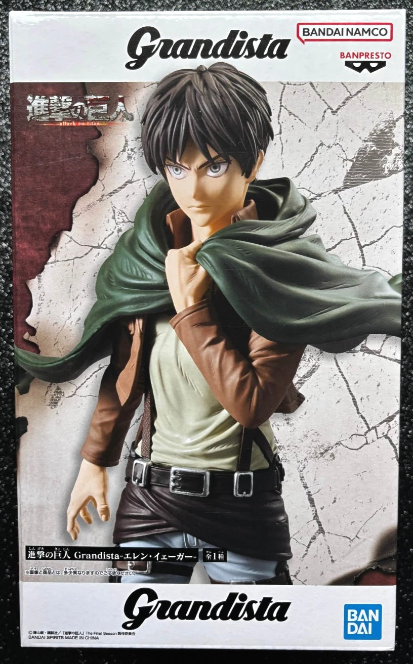 Eren Yeager Grandista Attack on Titan Figure Banpresto Bandai