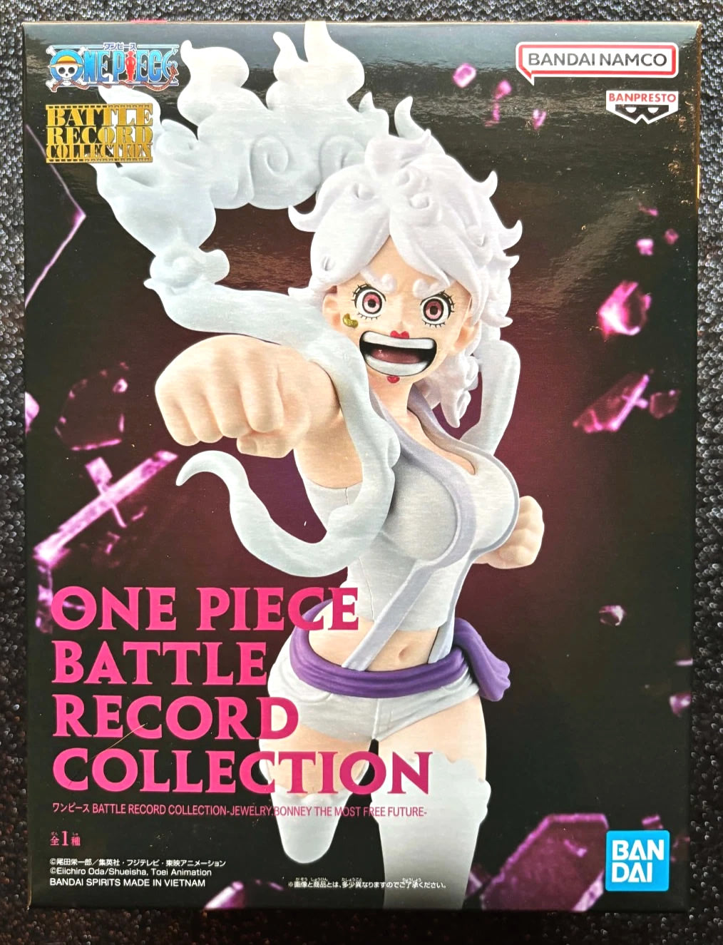 Jewelry Bonney 'The Most Free Future' Battle Record Collection One Piece Figure Banpresto