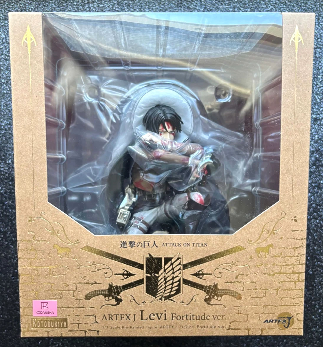 Levi ArtFX J (Fortitude Ver.) 1/7 Scale Attack on Titan Figure Kotobukiya
