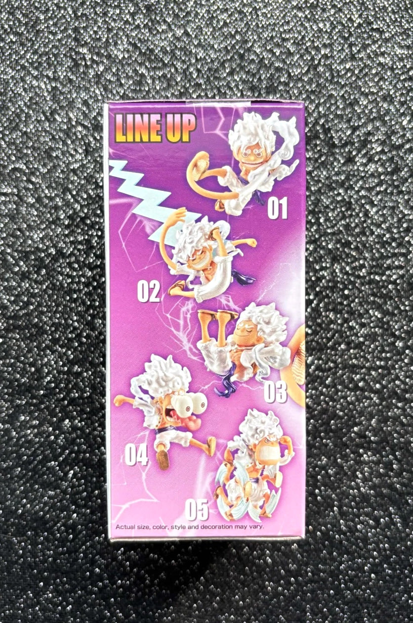 Monkey D. Luffy WCF Gear 5 Metallic World Collectable Mini-Figure Set One Piece Banpresto Bandai
