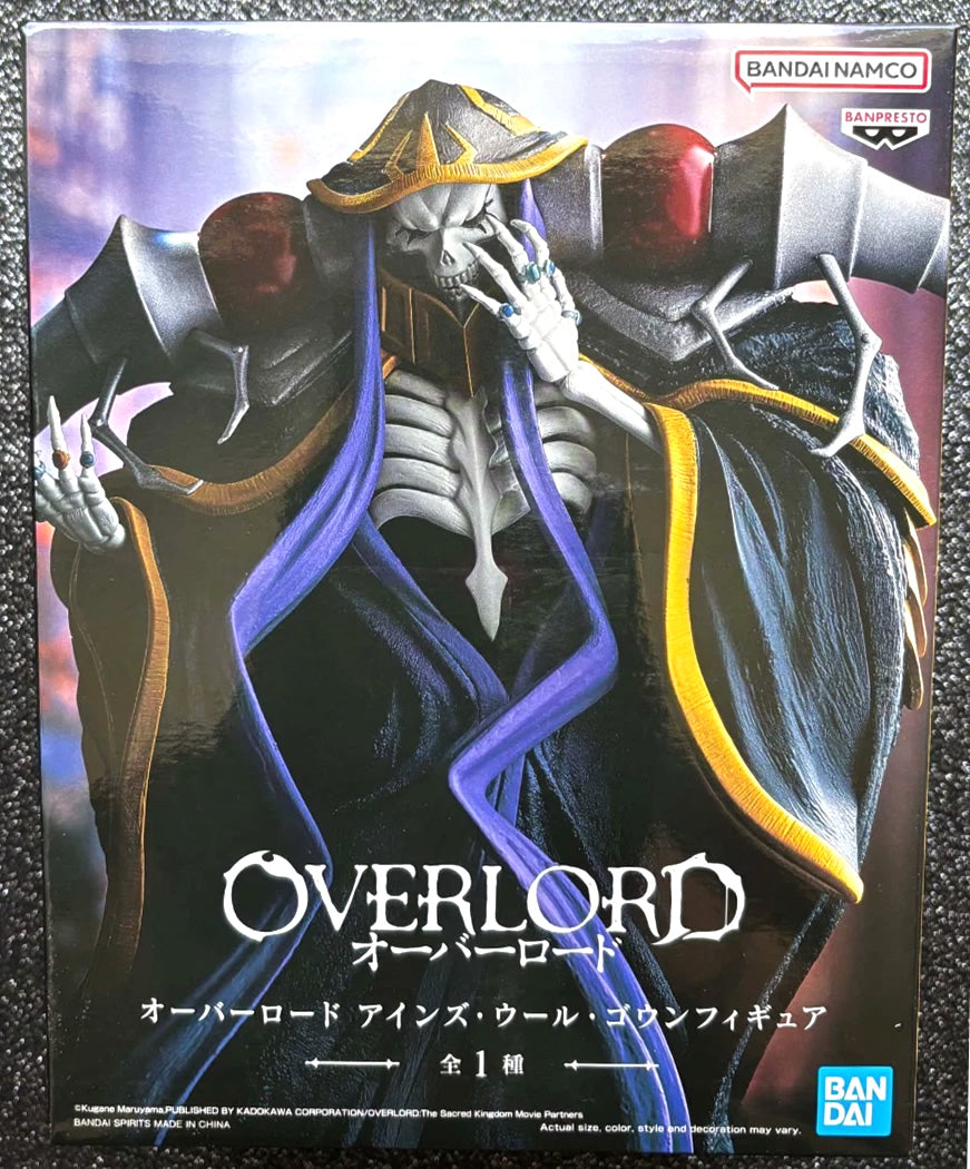 Ainz Ooal Gown Overlord Figure Banpresto Bandai