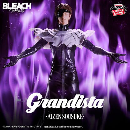 Aizen Sosuke Grandista Bleach Figure Banpresto Bandai