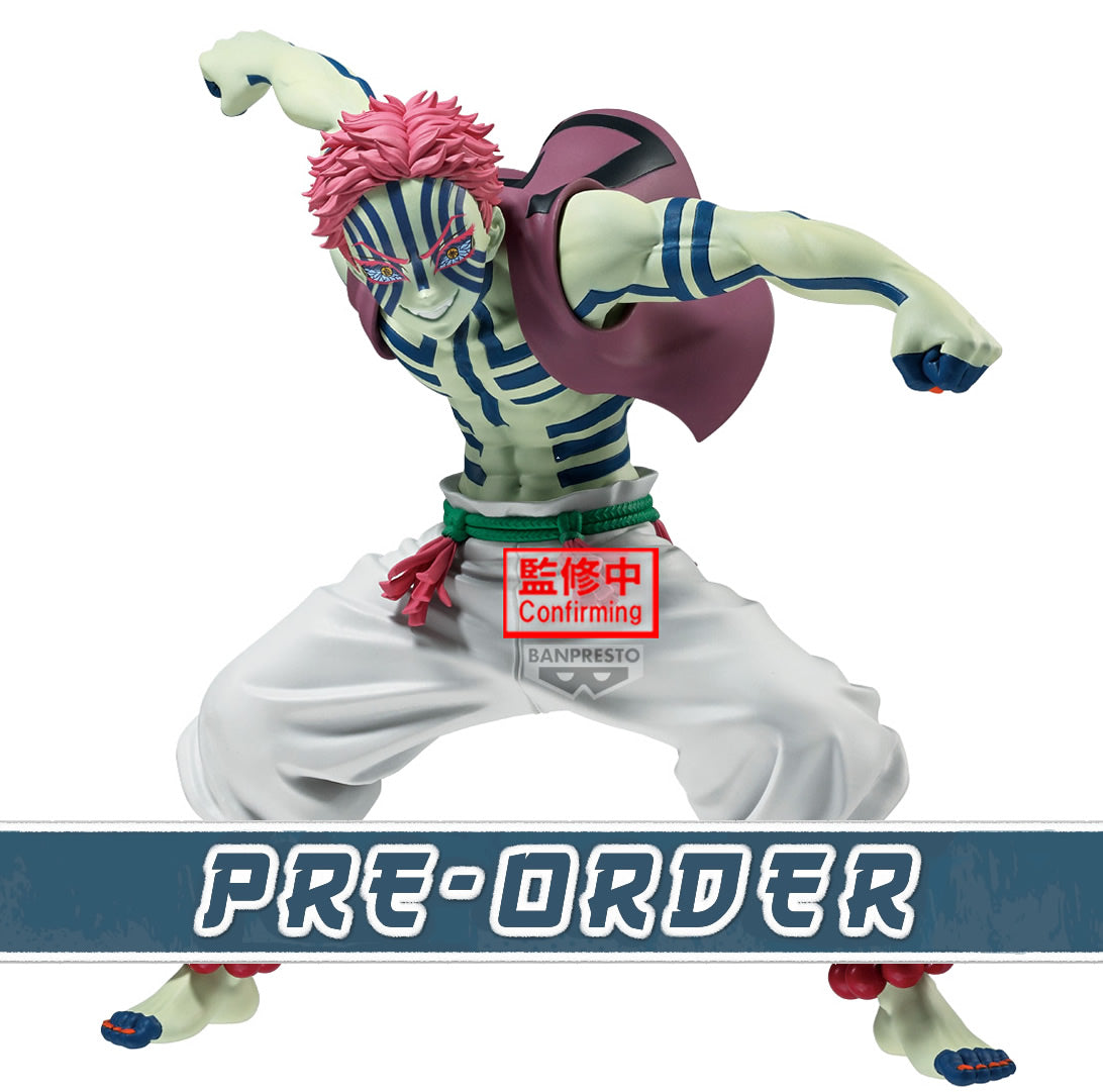Akaza II Grandista Demon Slayer Kimetsu No Yaiba Figure Banpresto Bandai