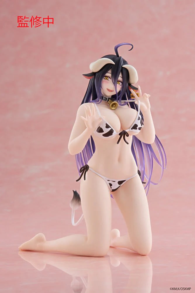Albedo Desktop Cute (Cow-Print Swimsuit Ver.) Overlord Figure Taito