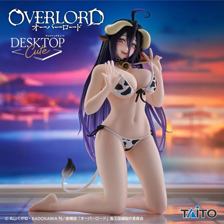 Albedo Desktop Cute (Cow-Print Swimsuit Ver.) Overlord Figure Taito