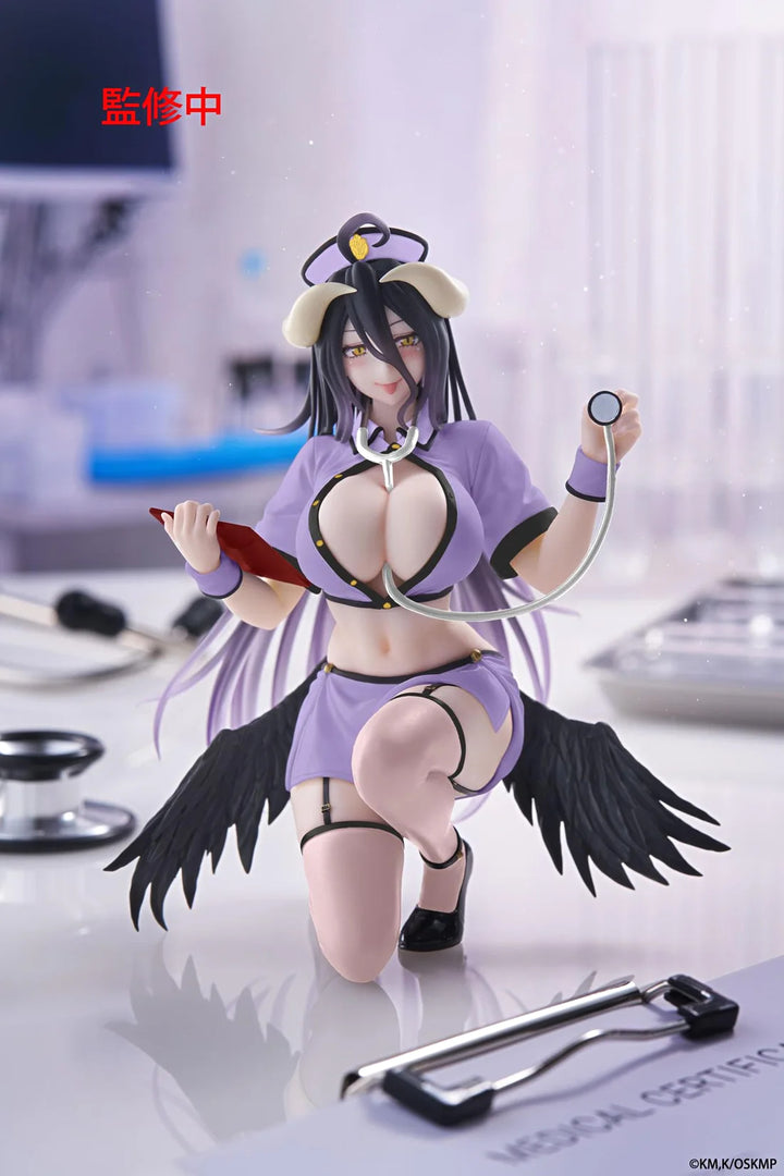 Albedo (Nurse Purple Ver. Renewal) Desktop Cute Overlord Figure Taito
