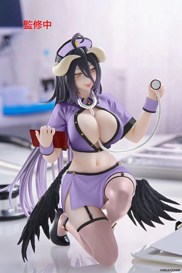 Albedo (Nurse Purple Ver. Renewal) Desktop Cute Overlord Figure Taito