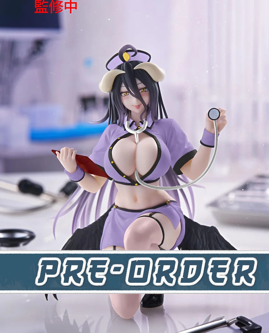 Albedo (Nurse Purple Ver. Renewal) Desktop Cute Overlord Figure Taito