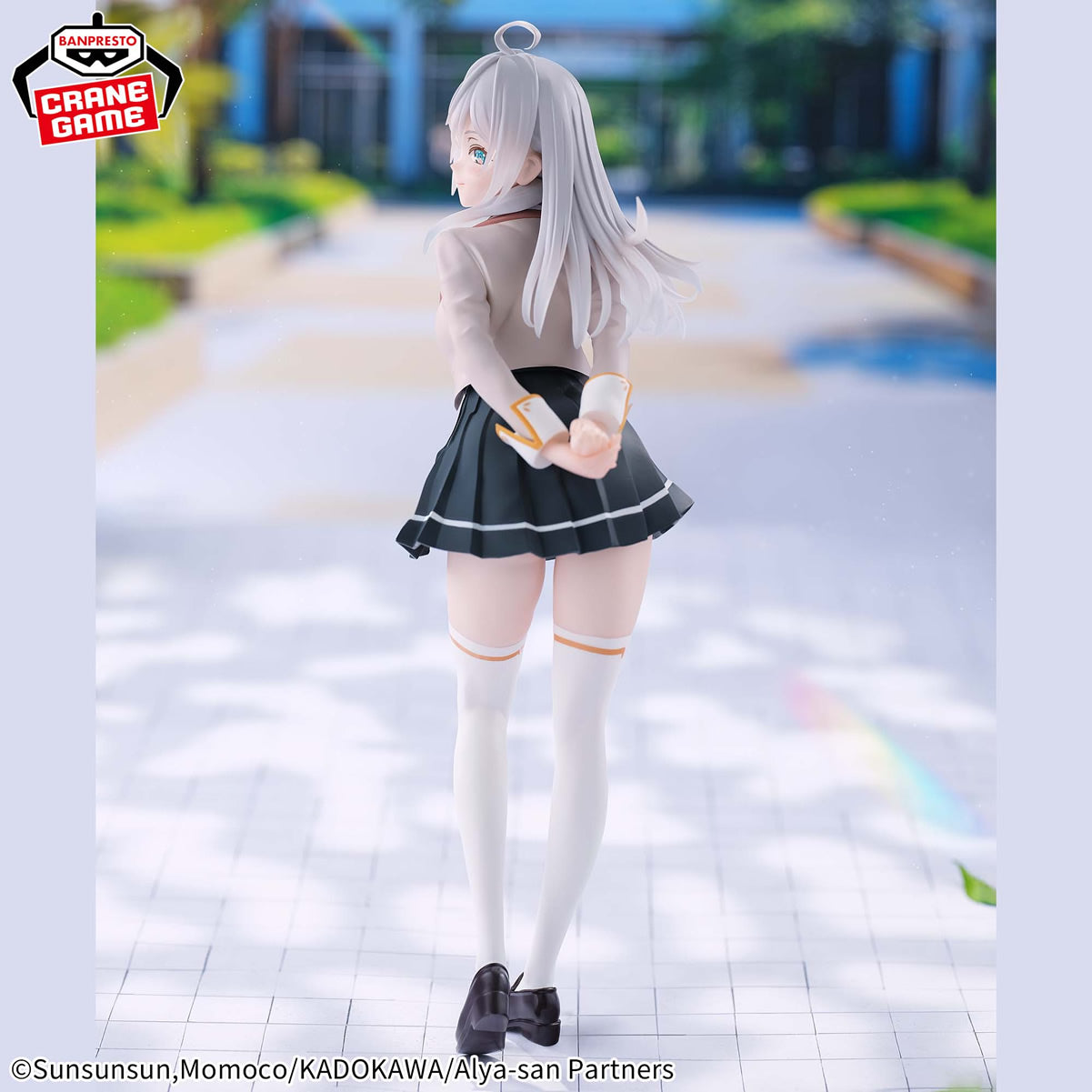 Alya (School Uniform Ver.) Glitter & Glamours Alya Sometimes Hides Her Feelings in Russian Figure Banpresto Bandai
