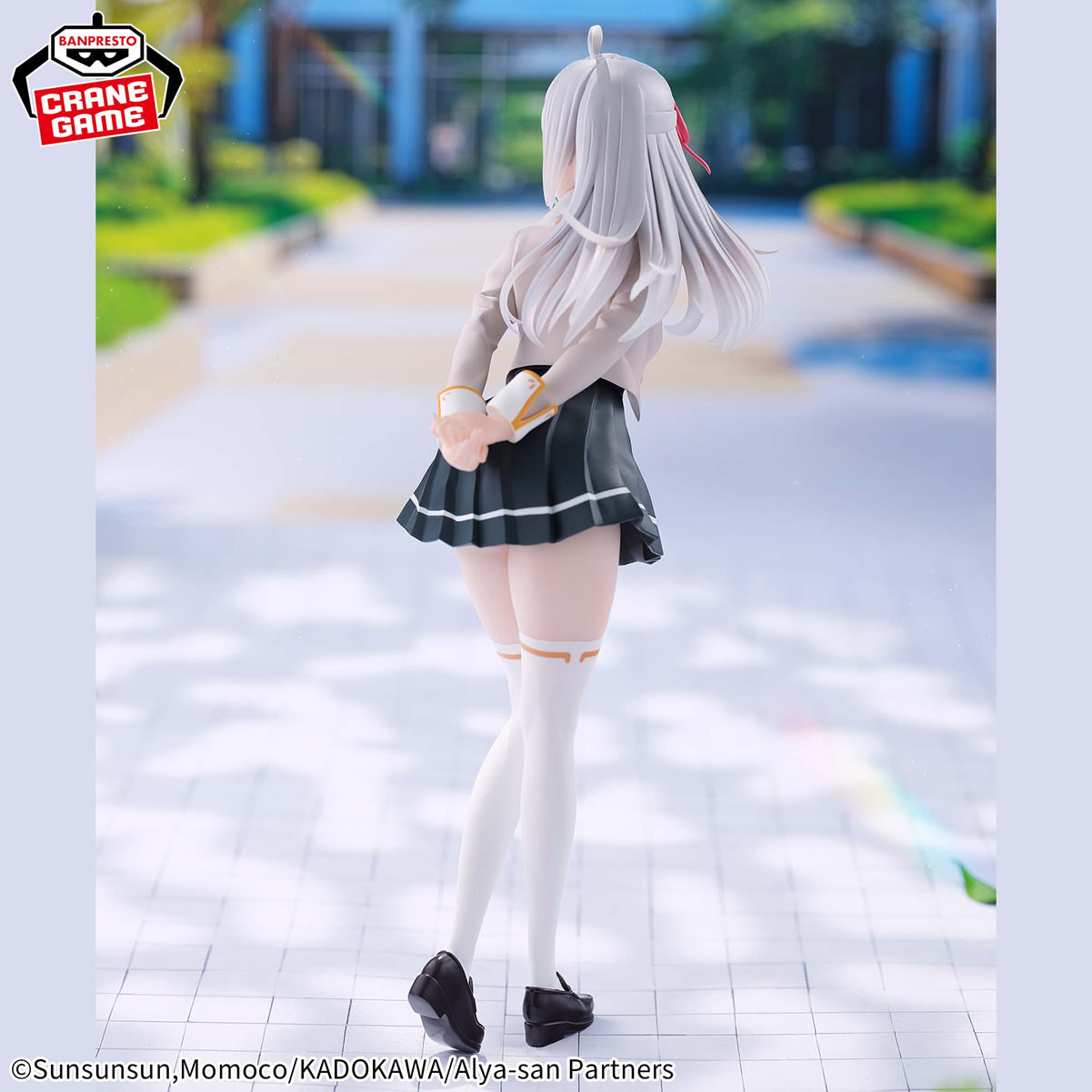 Alya (School Uniform Ver.) Glitter & Glamours Alya Sometimes Hides Her Feelings in Russian Figure Banpresto Bandai
