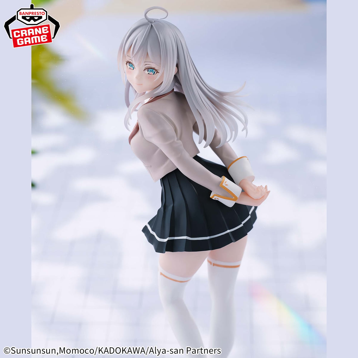 Alya (School Uniform Ver.) Glitter & Glamours Alya Sometimes Hides Her Feelings in Russian Figure Banpresto Bandai