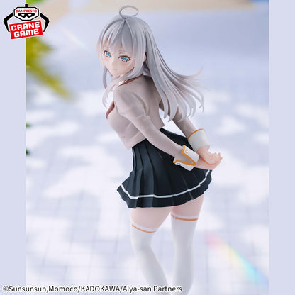 Alya (School Uniform Ver.) Glitter & Glamours Alya Sometimes Hides Her Feelings in Russian Figure Banpresto Bandai