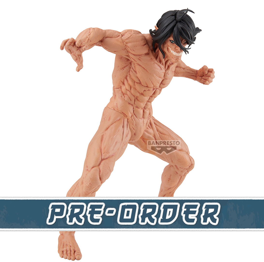Attack Titan Maximatic Eren Yeager Attack on Titan Figure Banpresto Bandai