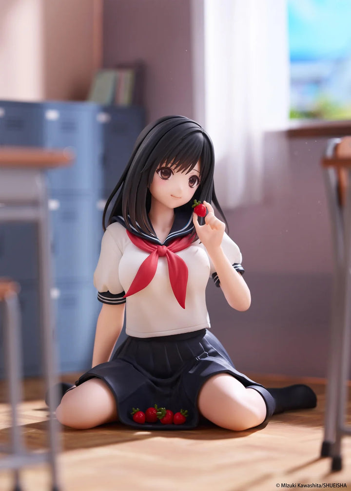 Aya Tojo (School Uniform Ver.) Desktop Cute Strawberry 100% Figure Taito