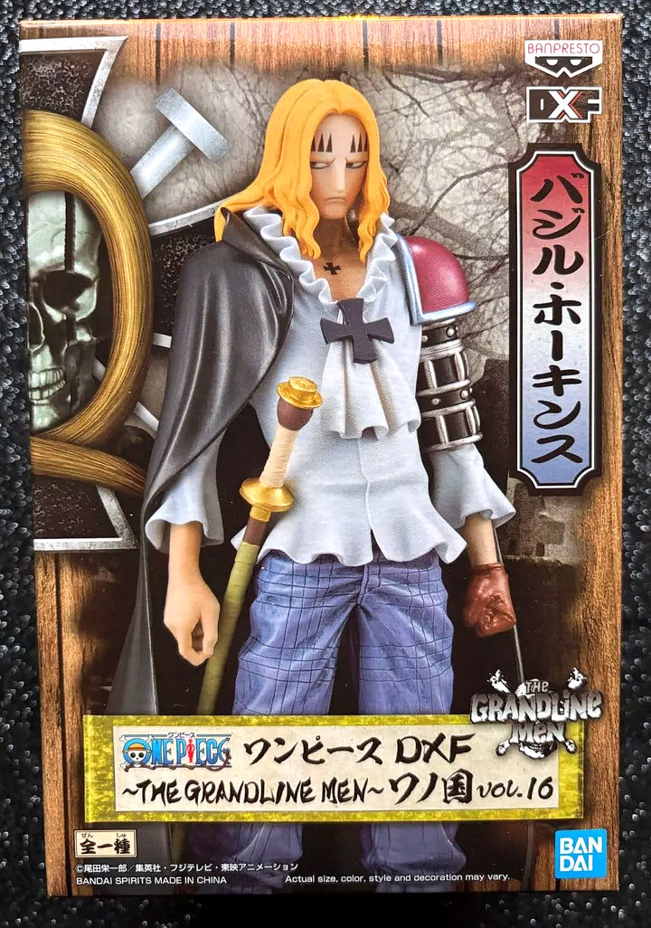 Basil Hawkins Vol. 16 The Grandline Men Wanokuni DXF One Piece Figure Banpresto Bandai