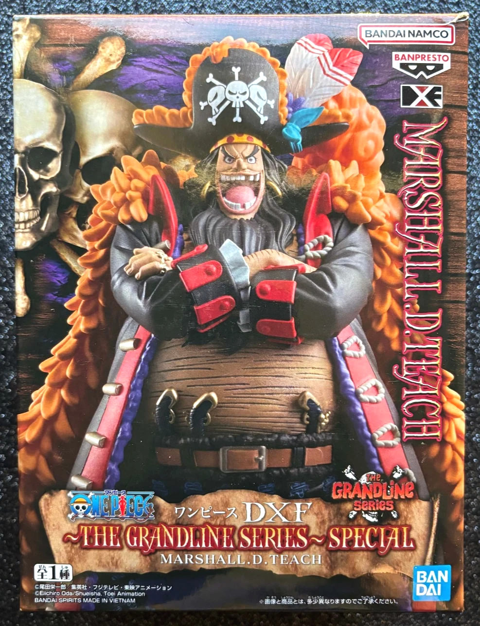Marshall D. Teach The Grandline Series Blackbeard Special DXF One Piece Figure Banpresto Bandai