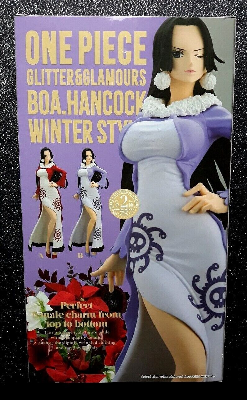 Boa Hancock One Piece 9" Statue Glitter &amp; Glamours WInter Style (B) by Banpresto