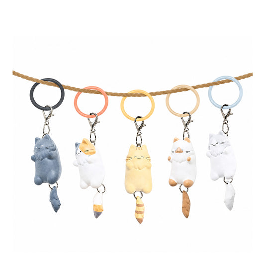 Wagging Tail Cats (Shippo Furifuri Nyanko) Assorted Blind Box Keychain Brightlink