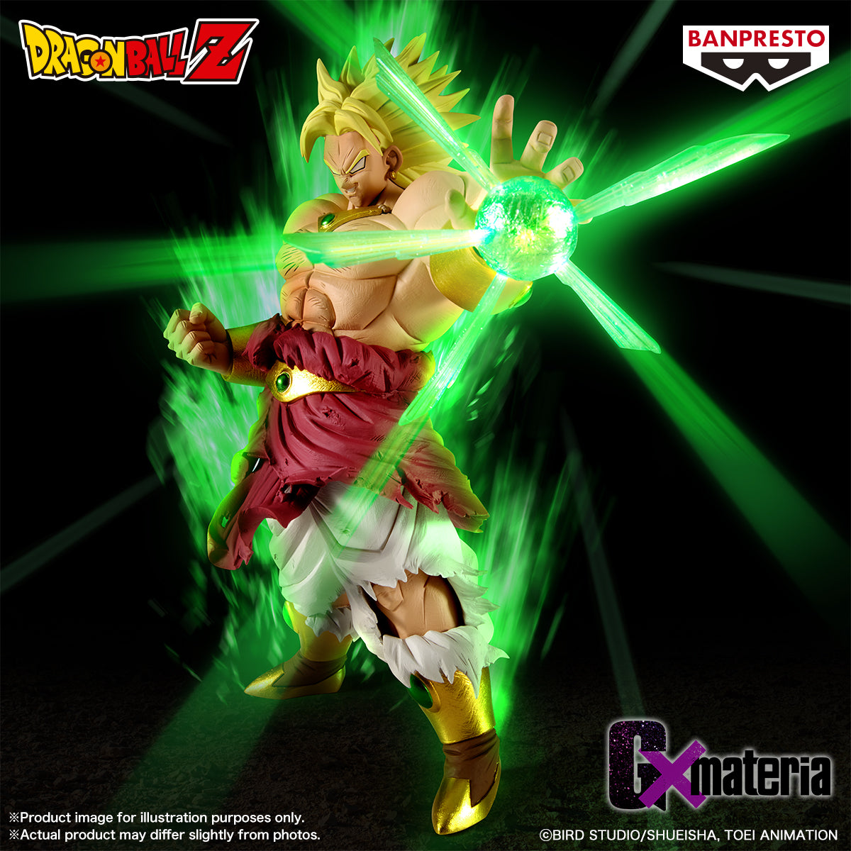 Broly G×Materia Super Saiyan 'Planet Geyser' Dragon Ball Z Figure Banpresto Bandai