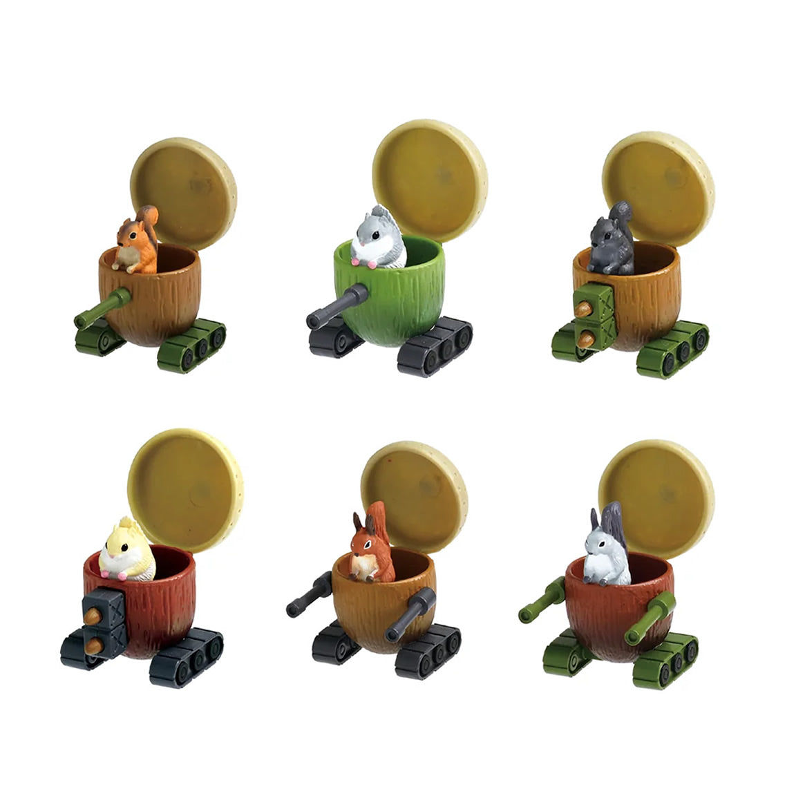 Donguri Acorn Tanks Assorted Blind Box Mini Figure Yell