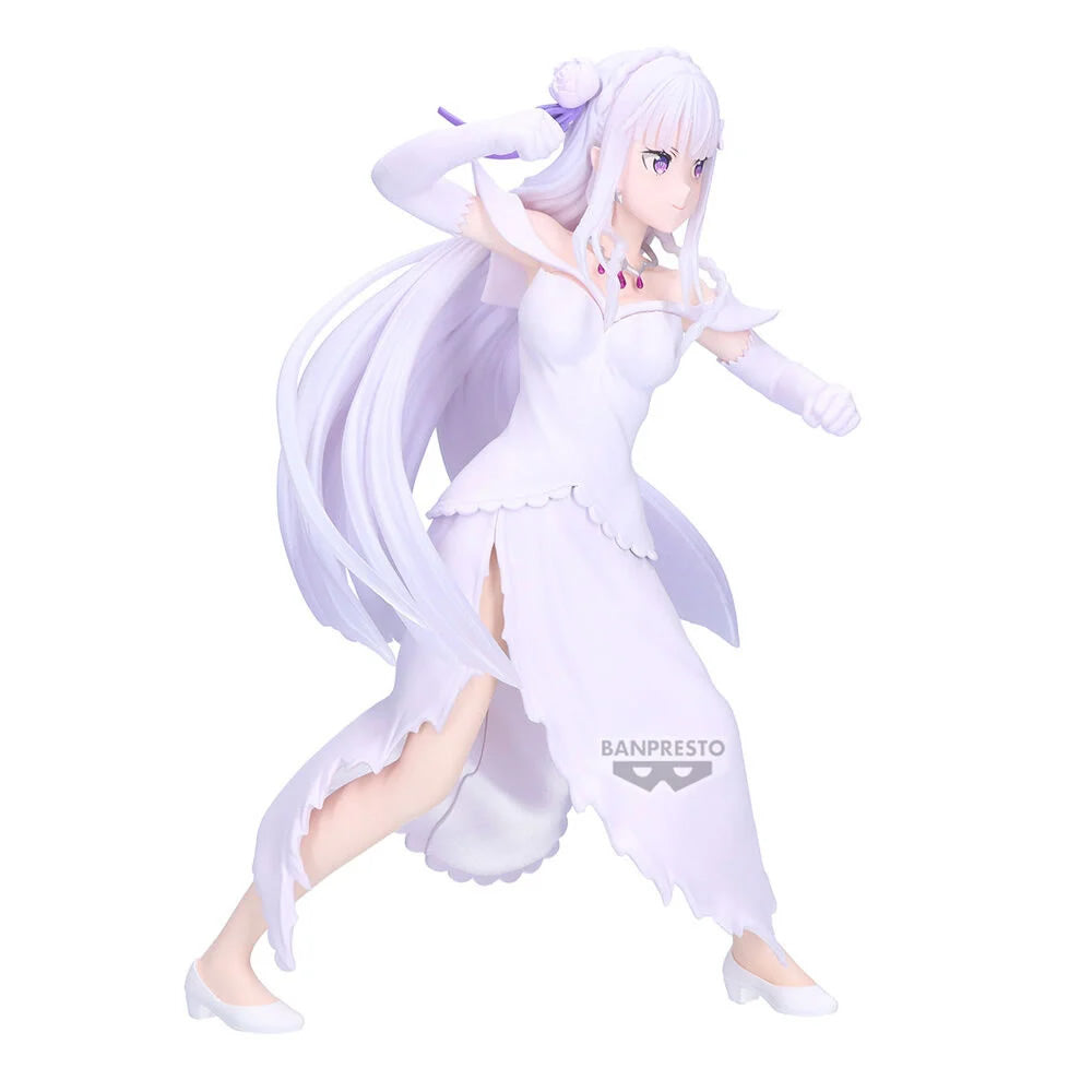 Emilia Espresto Excite Motions Re:Zero Starting Life in Another World Figure Banpresto