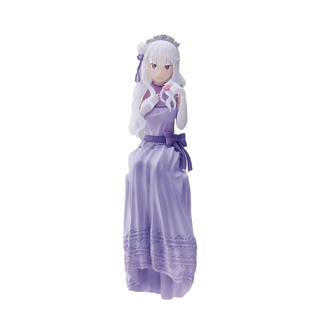 Emilia (Dressed-Up Party Ver.) Lost Memories Premium Perching Re:Zero Figure Sega