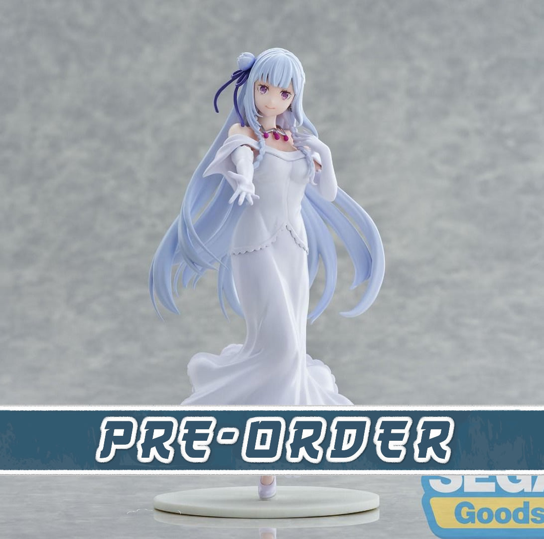 Emilia (Wedding Dress) XStellar Re:Zero Starting Life in Another World Figure Sega