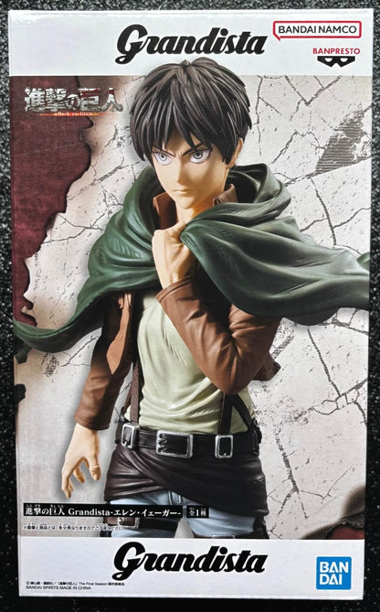 Eren Yeager Grandista Attack on Titan Figure Banpresto Bandai