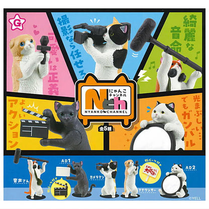 Film Crew Cats (Nyanko Channel) Assorted Blind Box Mini Figure Yell