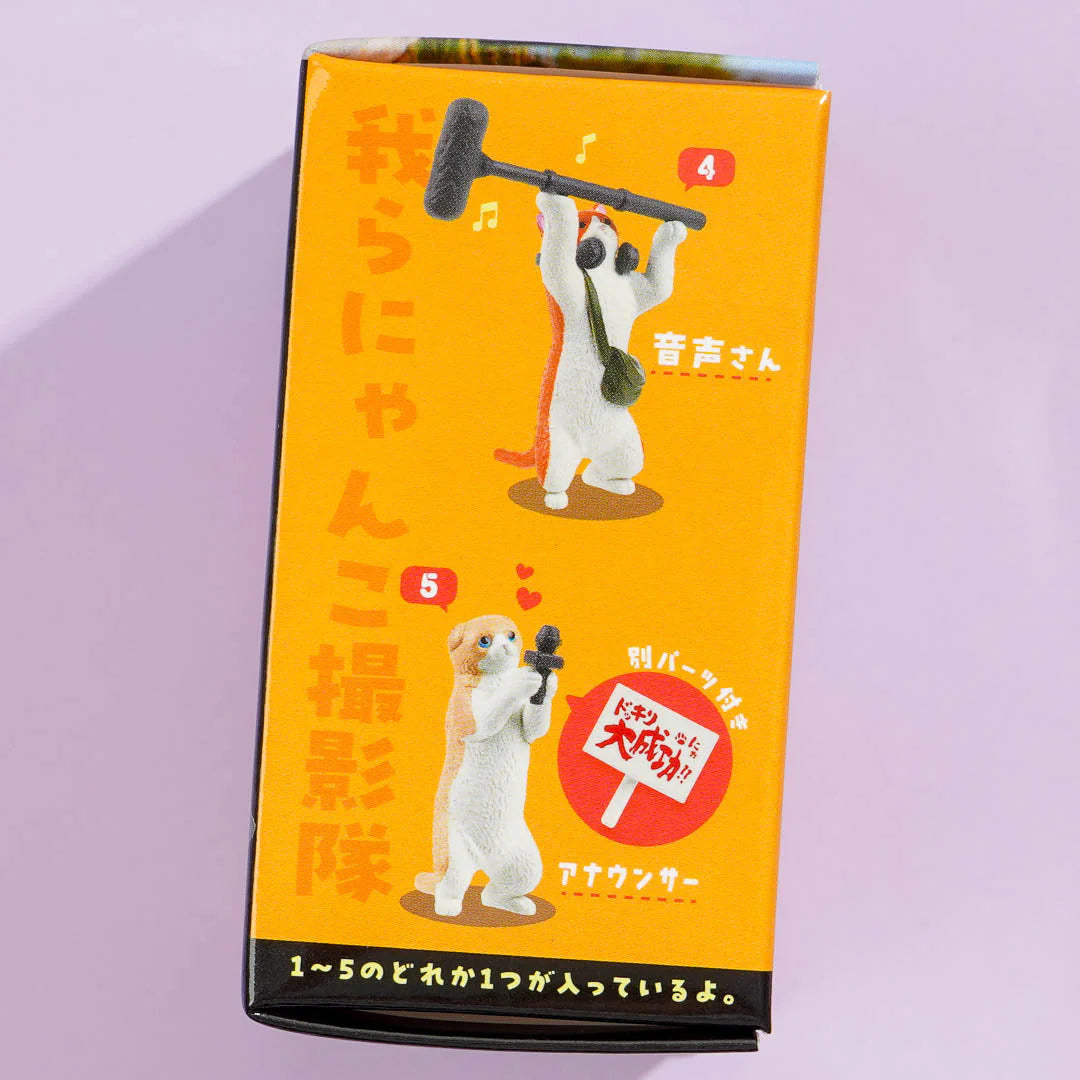 Film Crew Cats (Nyanko Channel) Assorted Blind Box Mini Figure Yell
