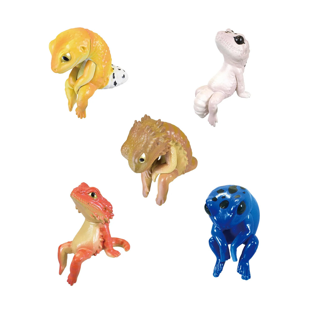 Fuchiyasumi Hanging Leopard Geckos Assorted Blind Box Mini Figure Yell
