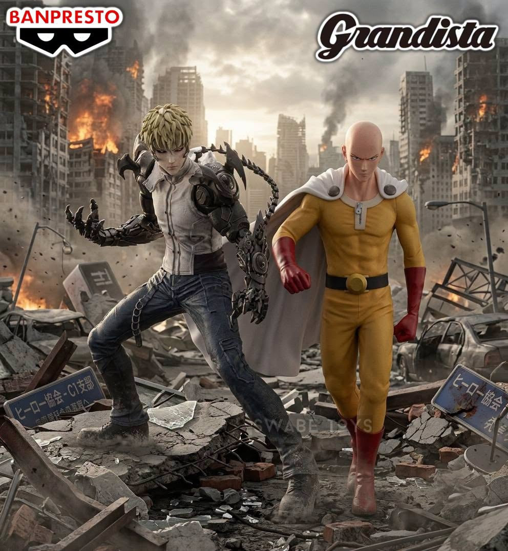Genos Grandista One-Punch Man Figure Banpresto Bandai