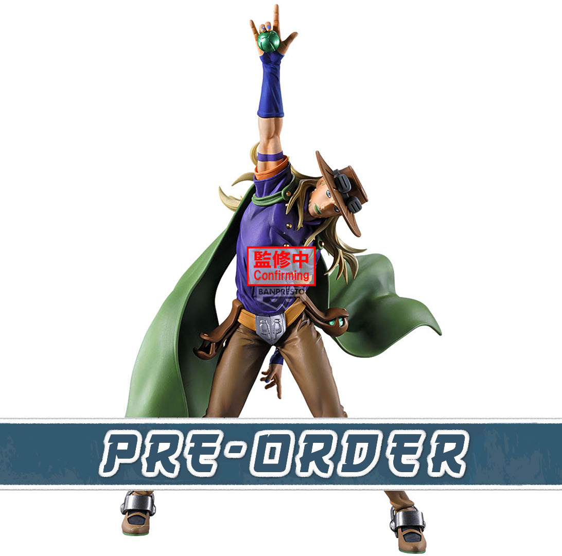 Gyro Zeppeli Mometria Steel Ball Run JoJo's Bizarre Adventure Figure Banpresto Bandai