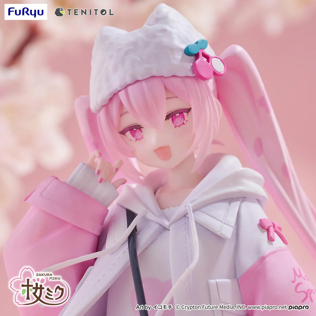 Hatsune Miku Tenitol Sakura Miku Petit (Cool Style) Vocaloid Figure FuRyu