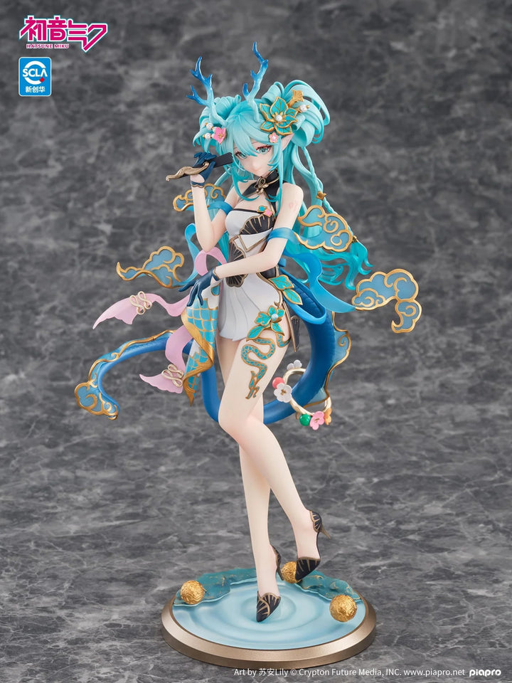 Hatsune Miku (Azure Dragon Ver.) 1/7 Scale Vocaloid Figure Kaiyodo
