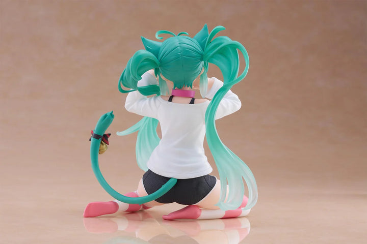 Hatsune Miku (Cat Ear T-Shirt Ver.) Desktop Cute Vocaloid Figure Taito