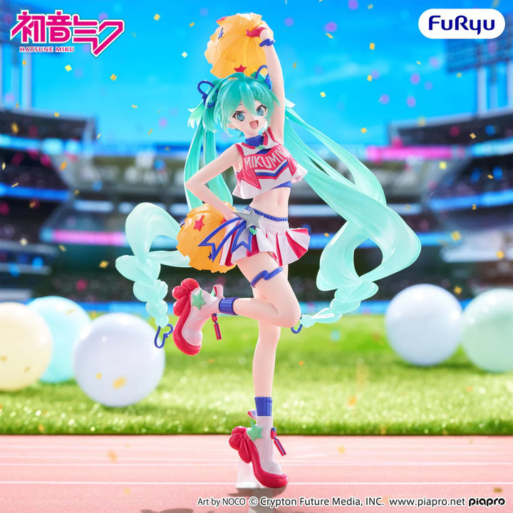 Hatsune Miku (Cheerleader Ver.) Muchute Vocaloid Figure FuRyu