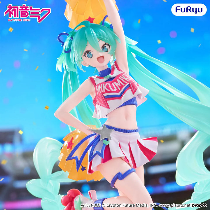 Hatsune Miku (Cheerleader Ver.) Muchute Vocaloid Figure FuRyu