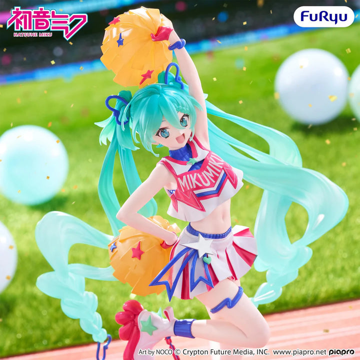 Hatsune Miku (Cheerleader Ver.) Muchute Vocaloid Figure FuRyu