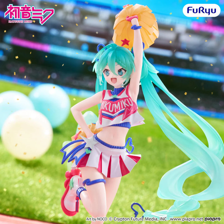 Hatsune Miku (Cheerleader Ver.) Muchute Vocaloid Figure FuRyu