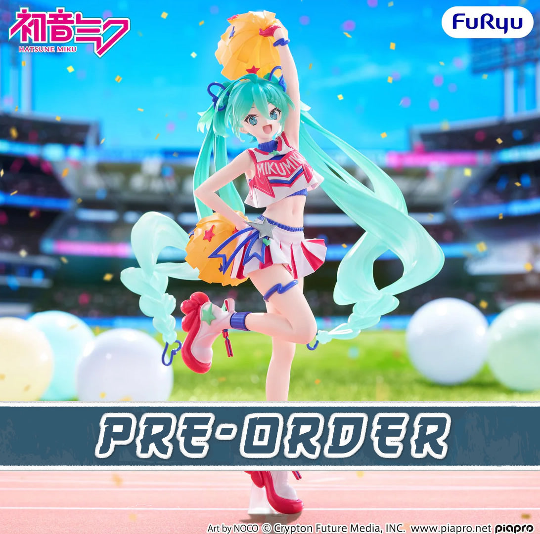 Hatsune Miku (Cheerleader Ver.) Muchute Vocaloid Figure FuRyu