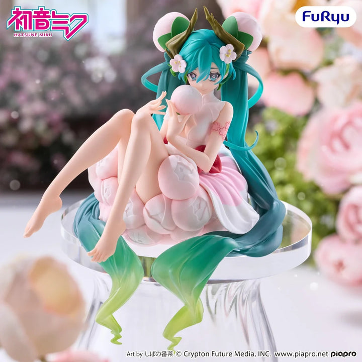 Hatsune Miku (Flower Fairy White Plum Blossom) Noodle Stopper Vocaloid Figure FuRyu