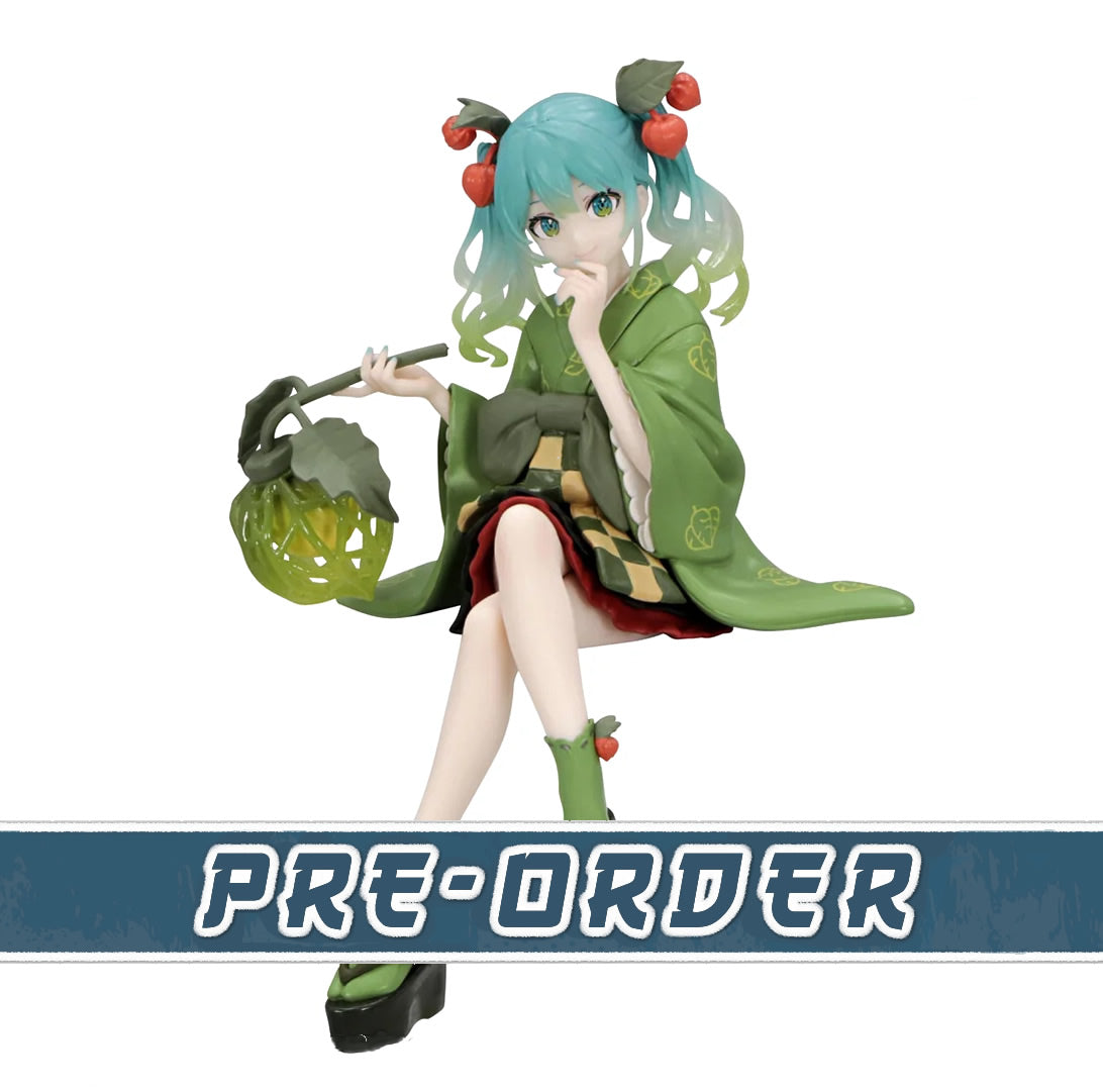Hatsune Miku (Flower Fairy Winter Cherry Green Ver.) Noodle Stopper Vocaloid Figure FuRyu