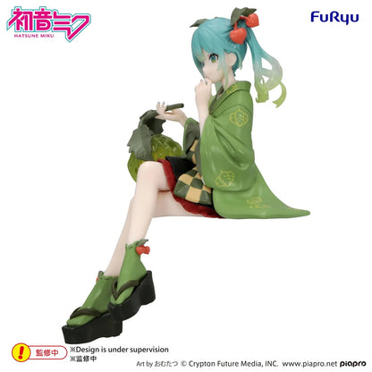 Hatsune Miku (Flower Fairy Winter Cherry Green Ver.) Noodle Stopper Vocaloid Figure FuRyu