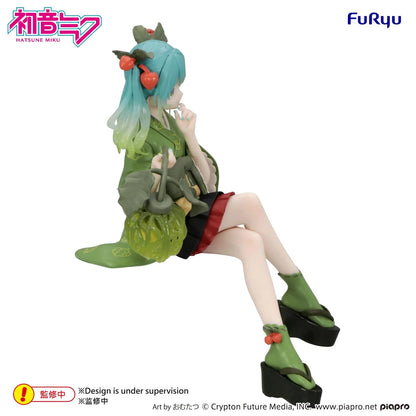 Hatsune Miku (Flower Fairy Winter Cherry Green Ver.) Noodle Stopper Vocaloid Figure FuRyu