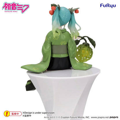 Hatsune Miku (Flower Fairy Winter Cherry Green Ver.) Noodle Stopper Vocaloid Figure FuRyu