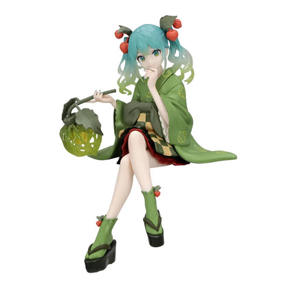 Hatsune Miku (Flower Fairy Winter Cherry Green Ver.) Noodle Stopper Vocaloid Figure FuRyu