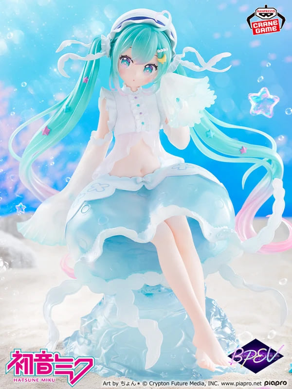 Hatsune Miku (Jellyfish) Clearluxe Banpresto Evolve Vocaloid Figure Bandai